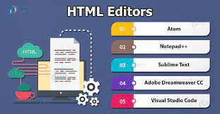 HTML – Sử dụng các trình soạn thảo